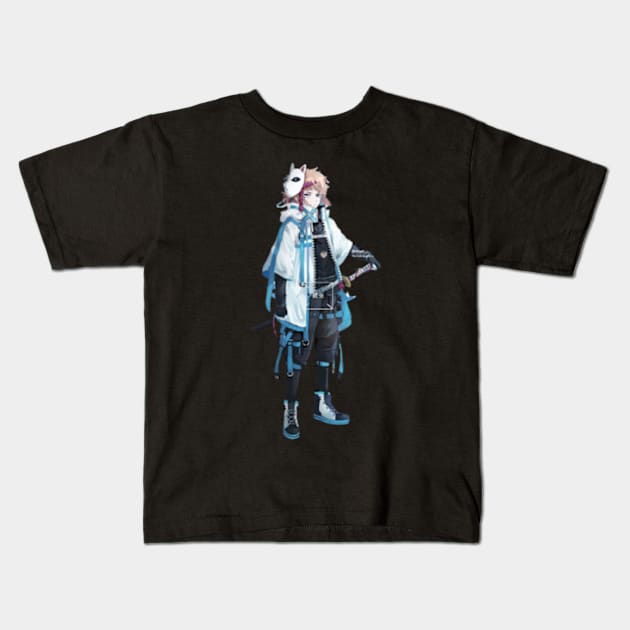 characters kimetsu no yaiba Kids T-Shirt by Yurii